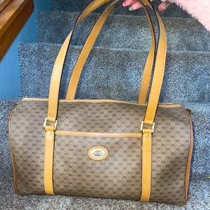 Vintage Gucci Duffle Bag Authentic
